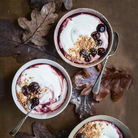 Aufgeschlagene Ricotta-Creme