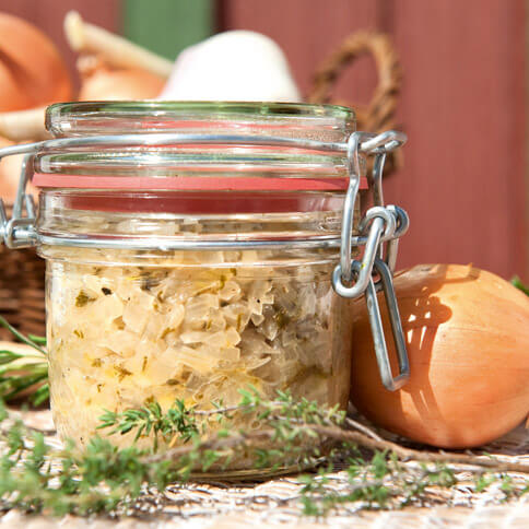 Knoblauch Zwiebel Wuerzpaste