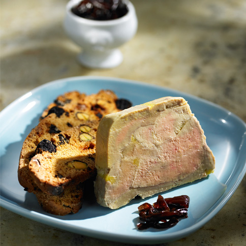 Gänseleberterrine mit roter Zwiebelkonfitüre