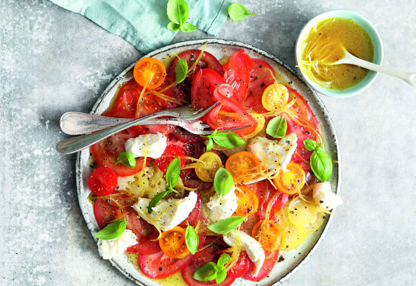 Carpaccio Von Bunten Tomaten