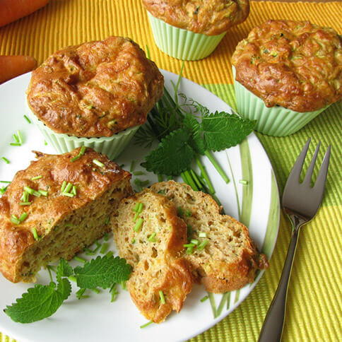 Kraeuterquark Muffins