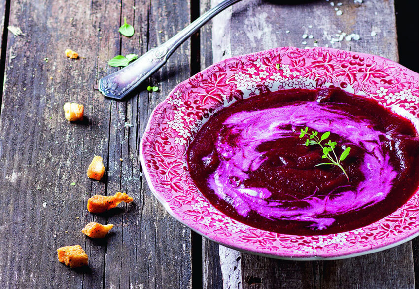 Rote Rüben Cremesuppe