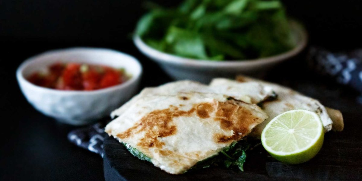 Spinat Quesadilla