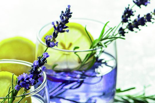 Getränk mit Lavendel