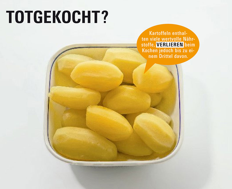 gekochte Kartoffeln