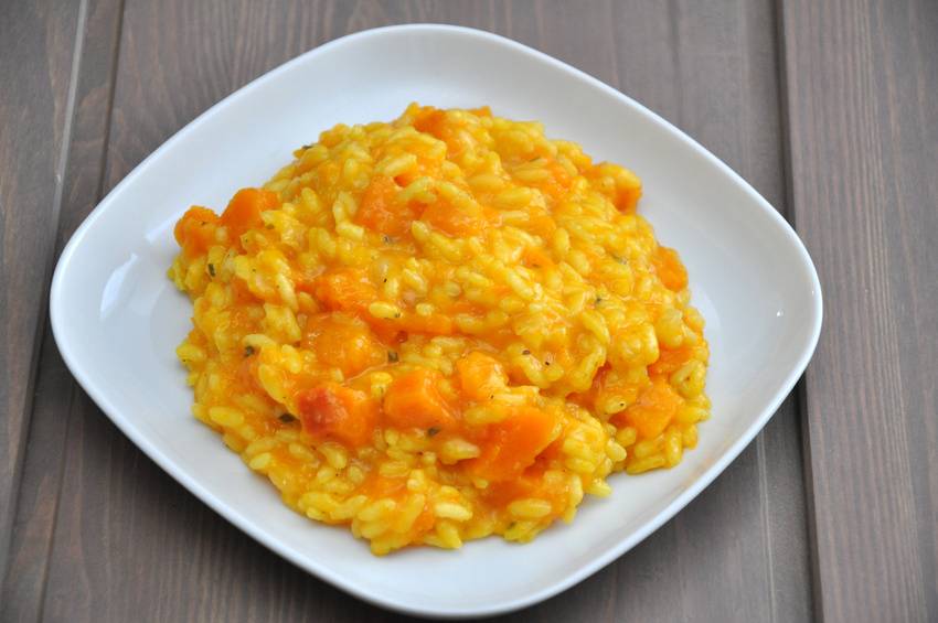 Kürbisrisotto