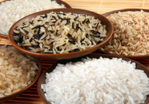 verschiedene Sorten Reis