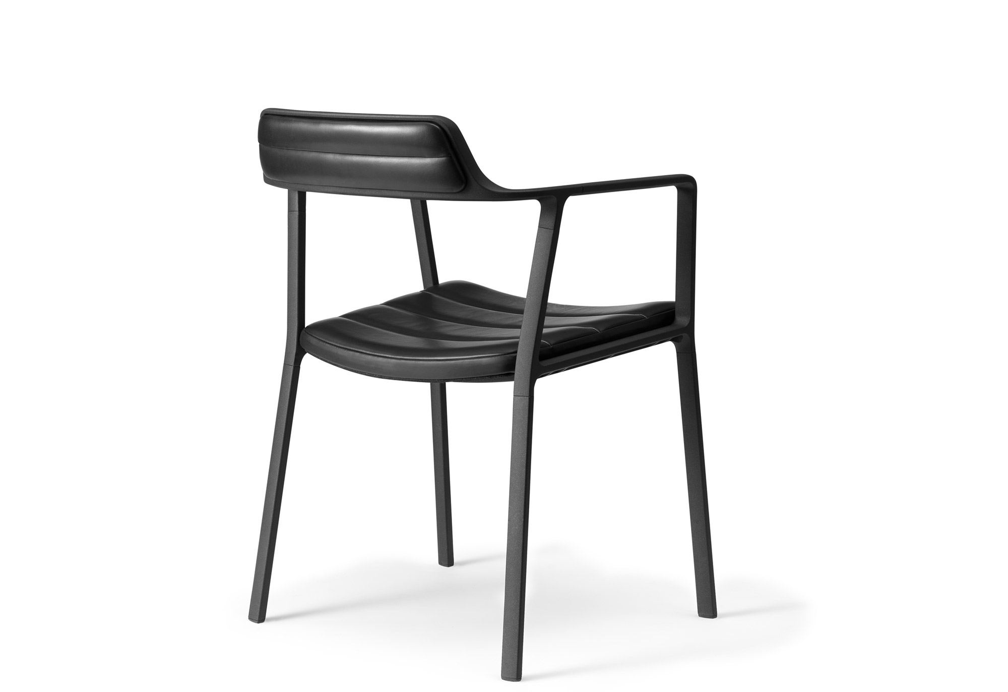Vipp 451 Alu Chair Leather Black