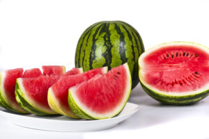 aufgeschnittene Wassermelone